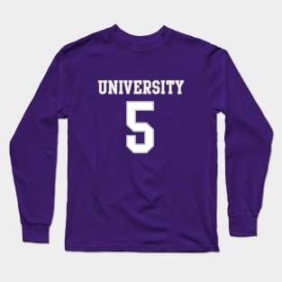 LaDainian Tomlinson 5 University High School Trojans  Football Jersey 3 Long Sleeve T-Shirt